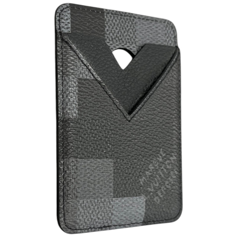 Men's Porte Cartes Magnet Card Holder Black