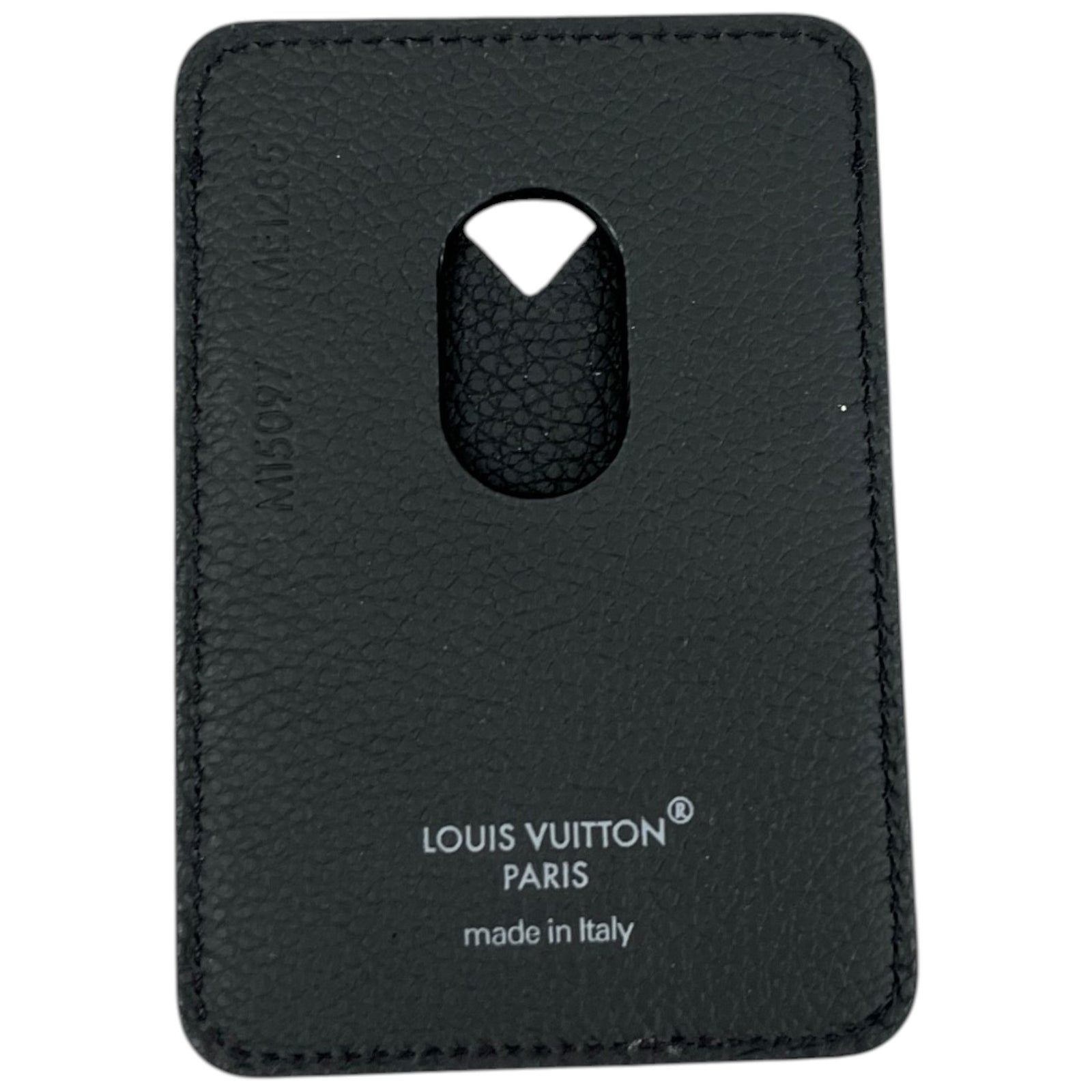 Men's Porte Cartes Magnet Card Holder Black - Photo 2