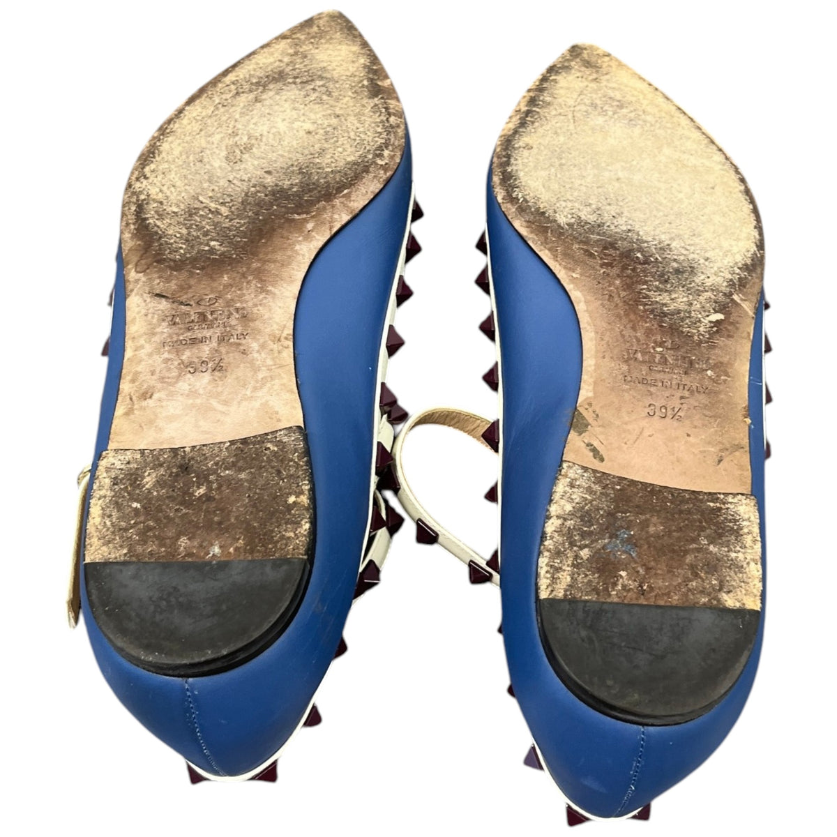 Women's Rockstud Mules Blue Size UK 6.5 / EU 39.5 - Photo 10
