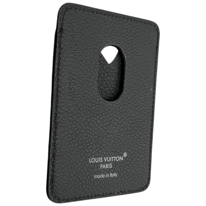 Men's Porte Cartes Magnet Card Holder Black