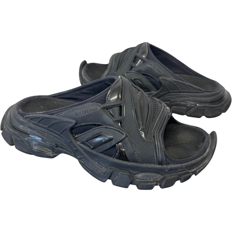 Men's Track Slides Black Size UK 7 / EU 41
