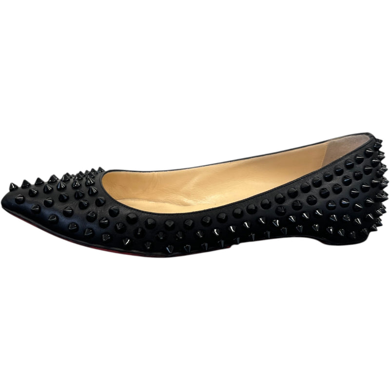 Women's Pigalle Spikes Flat Mules Black Size EU 38 / UK 5
