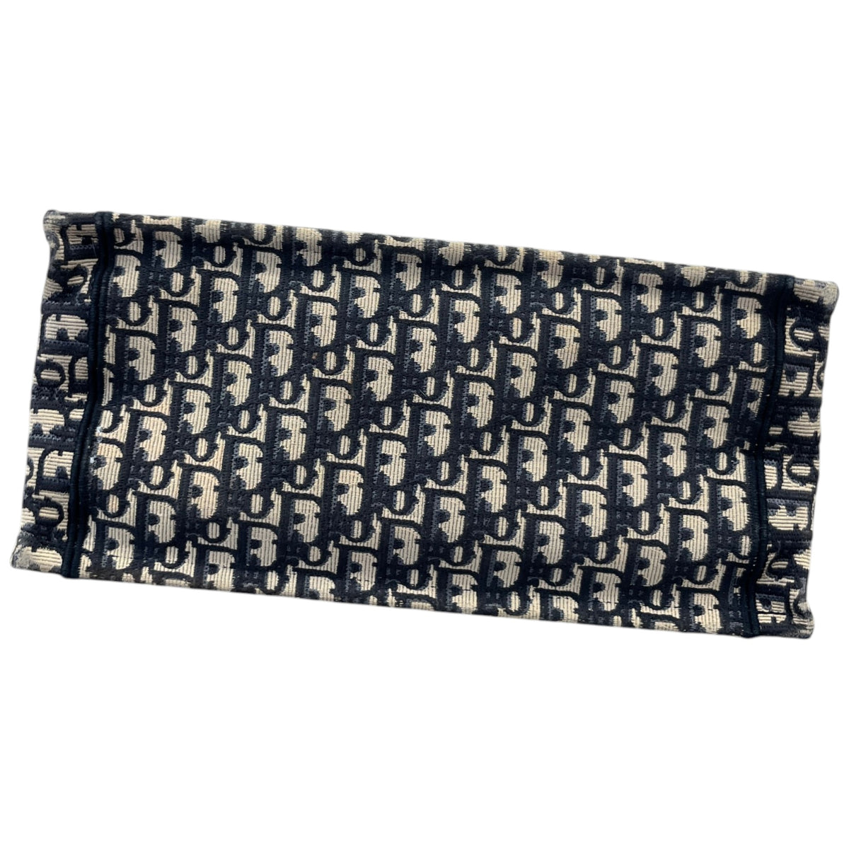 Women's Oblique Canvas Tote Medium Handbag Navy - Photo 10