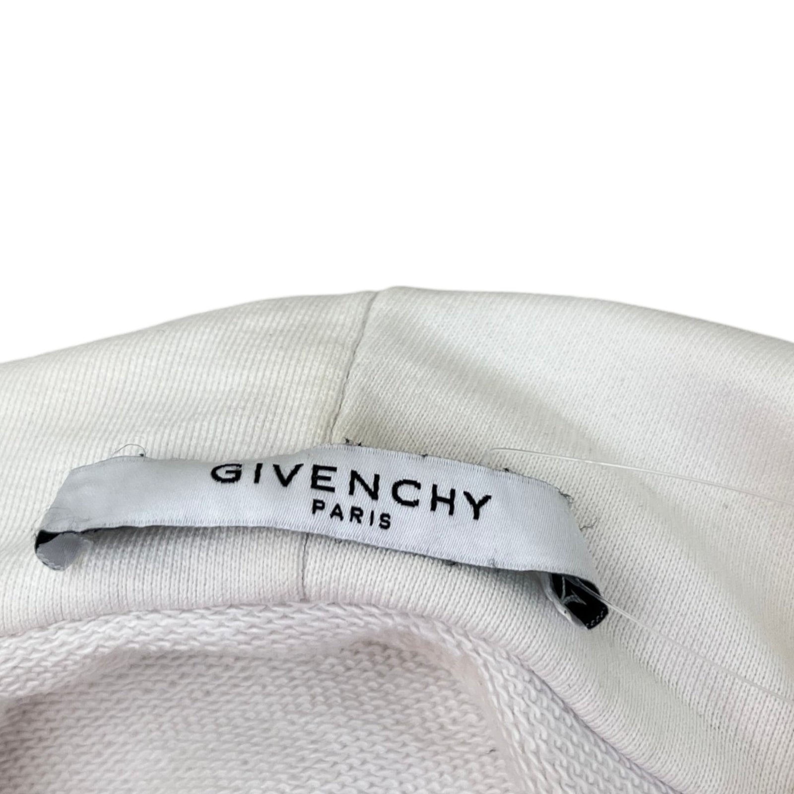 Men's Logo Print Hoodie White Size S - Photo 6
