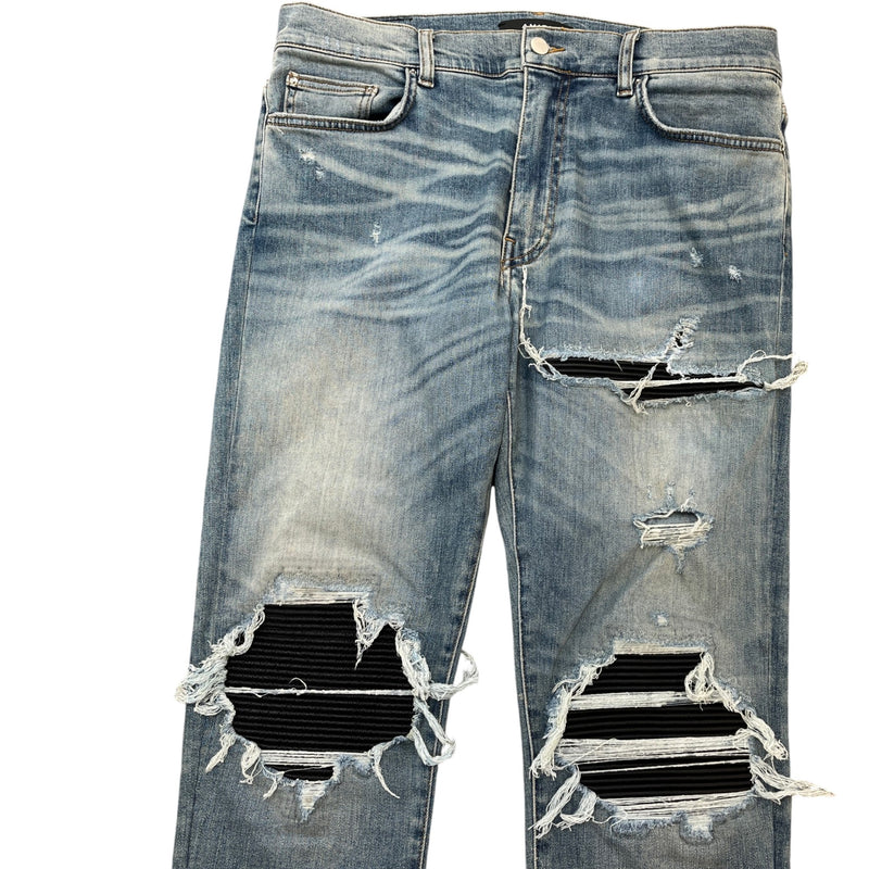 Men's MX1 Distressed Jeans Blue Size XL / W36