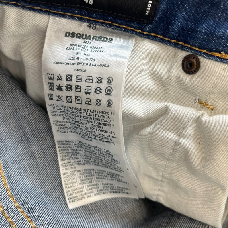 Men's Cool Guy Jeans Navy Size IT 48 / UK 32