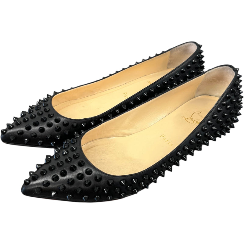 Women's Pigalle Spikes Flat Mules Black Size EU 38 / UK 5