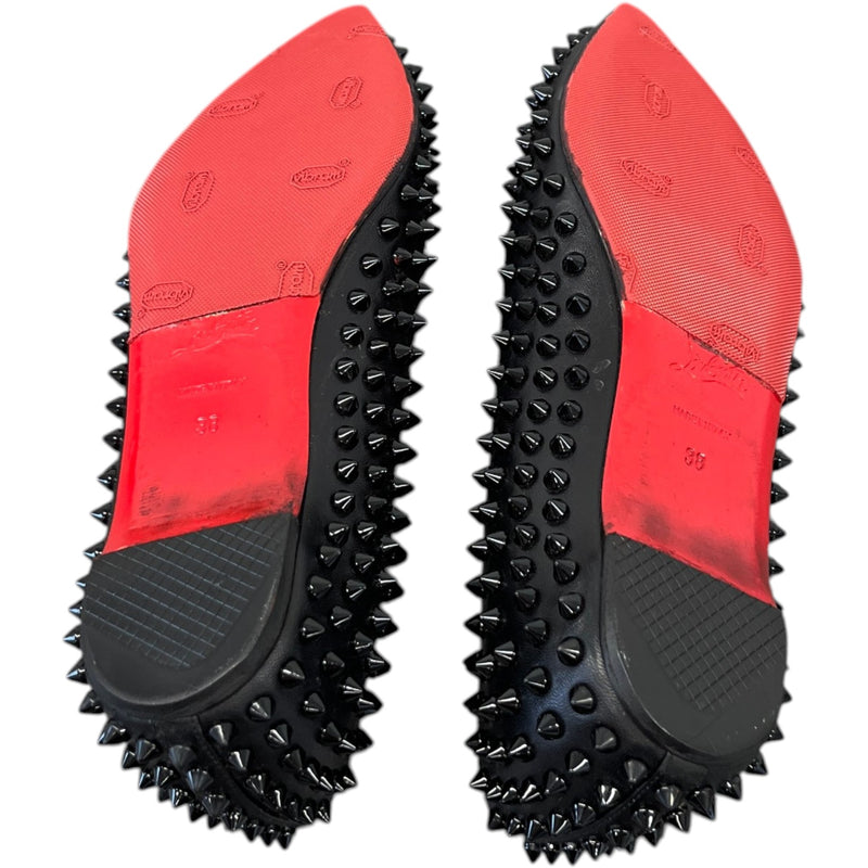 Women's Pigalle Spikes Flat Mules Black Size EU 38 / UK 5