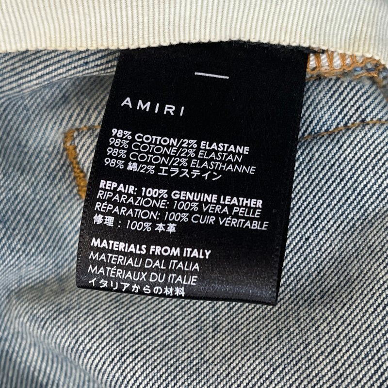 Men's MX1 Distressed Jeans Blue Size XL / W36