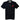 Men's Embroidered Heart Logo Polo Shirt Black Size M