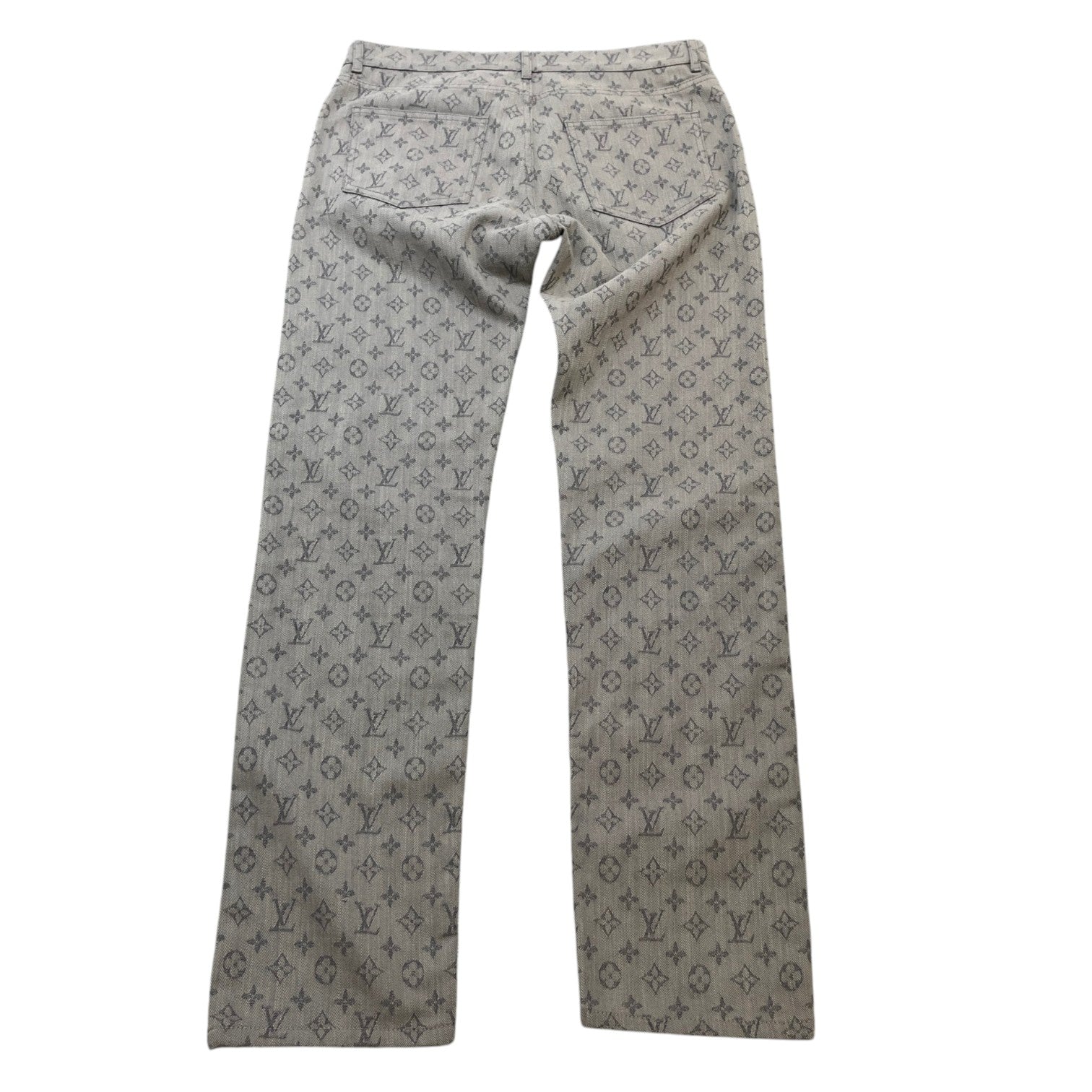 Men's Monogram Slim Jeans Grey Size Waist 31" - Photo 2