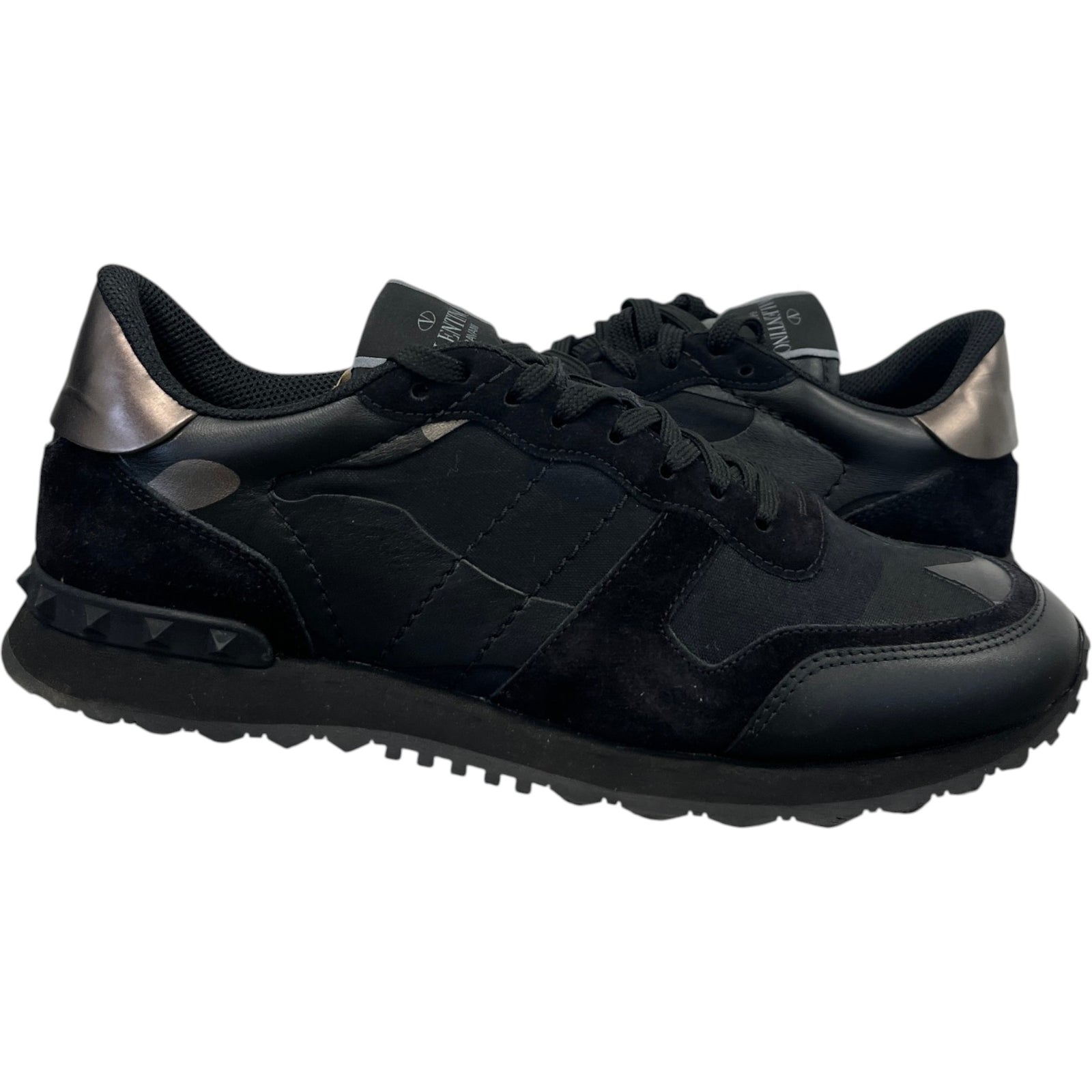 Men's Rockrunner Camouflage Low Trainers Black Size EU 43 / UK 9 - Photo 3