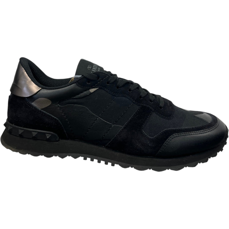 Men's Rockrunner Camouflage Low Trainers Black Size EU 43 / UK 9