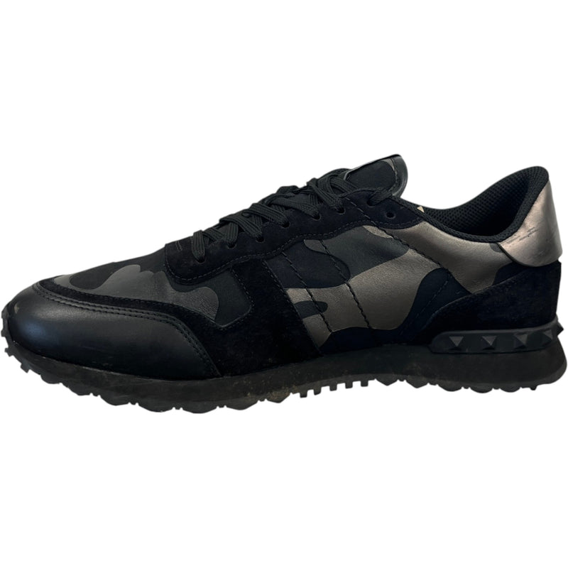 Men's Rockrunner Camouflage Low Trainers Black Size EU 43 / UK 9