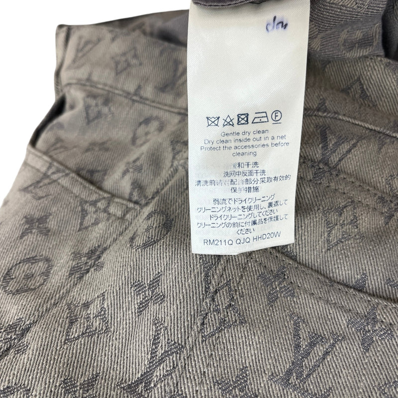 Men's Monogram Slim Jeans Grey Size Waist 31"