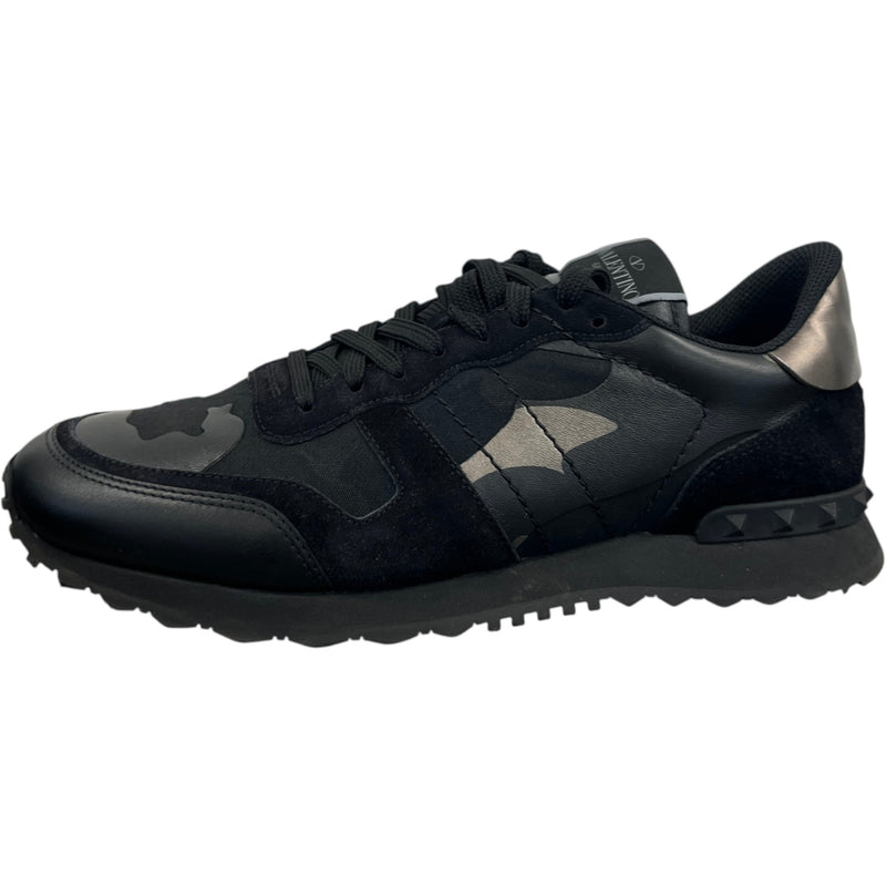 Men's Rockrunner Camouflage Low Trainers Black Size EU 43 / UK 9