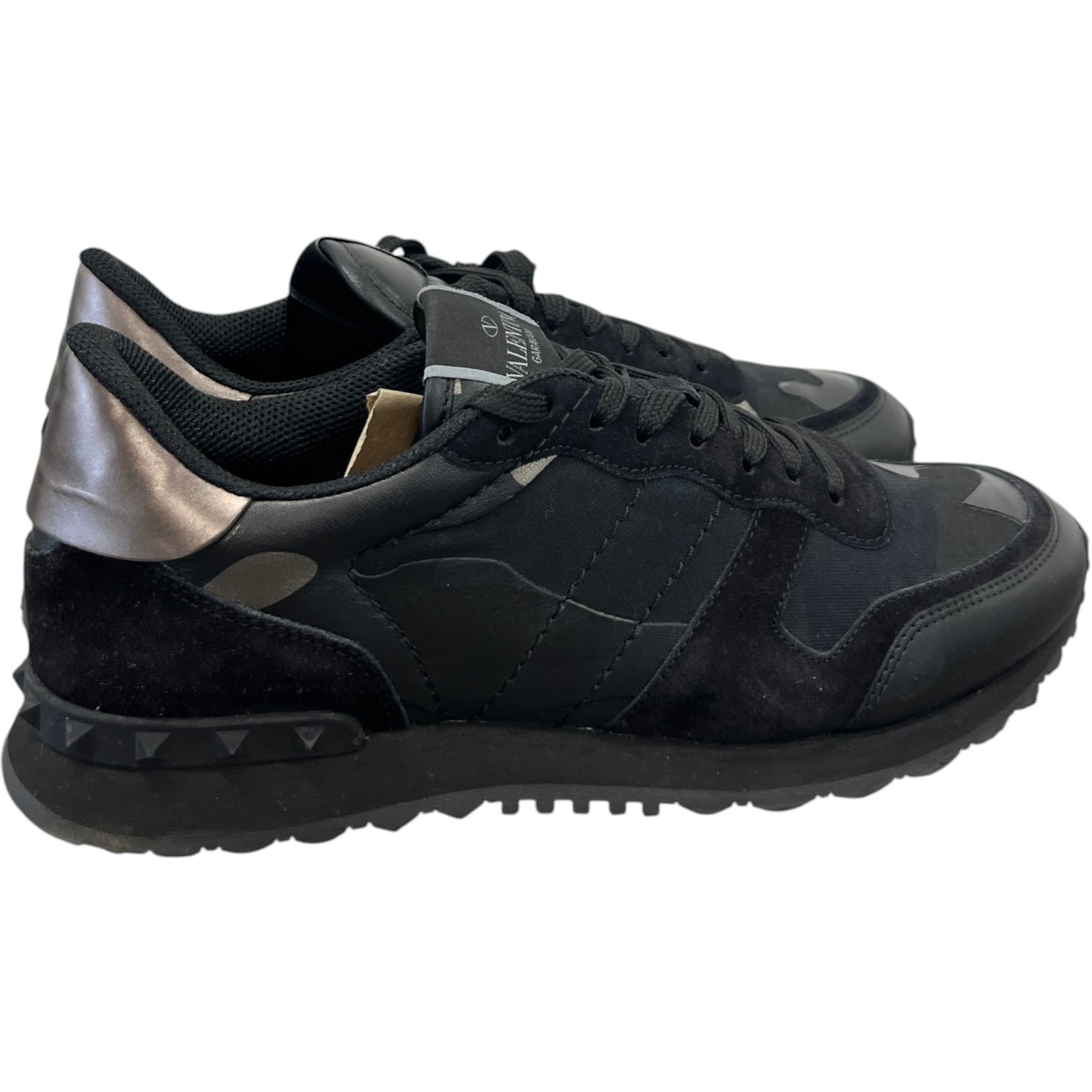 Men's Rockrunner Camouflage Low Trainers Black Size EU 43 / UK 9 - Photo 8