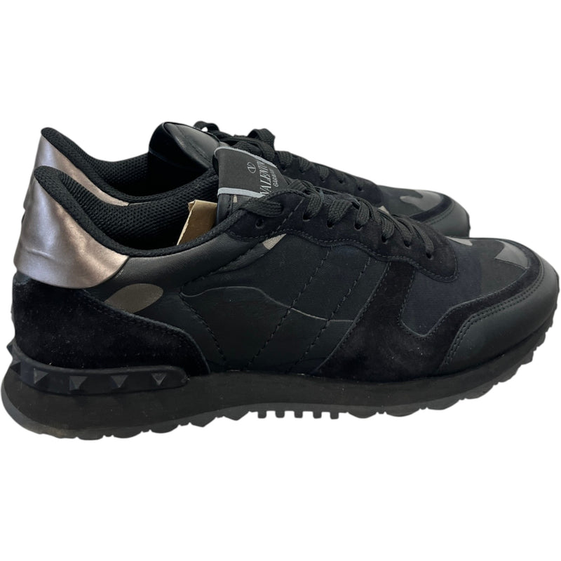 Men's Rockrunner Camouflage Low Trainers Black Size EU 43 / UK 9