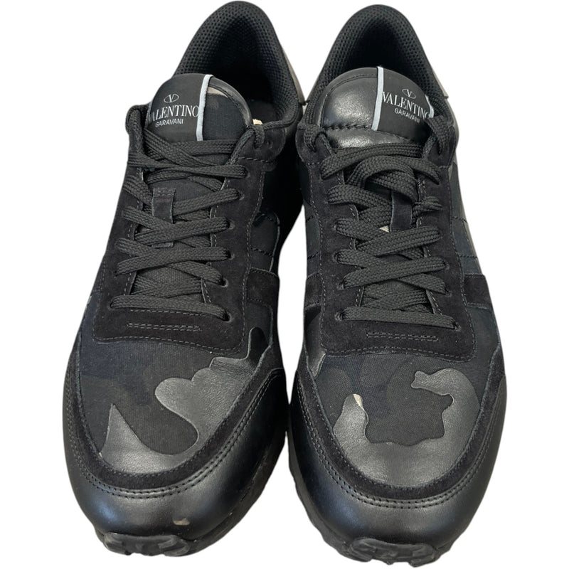 Men's Rockrunner Camouflage Low Trainers Black Size EU 43 / UK 9