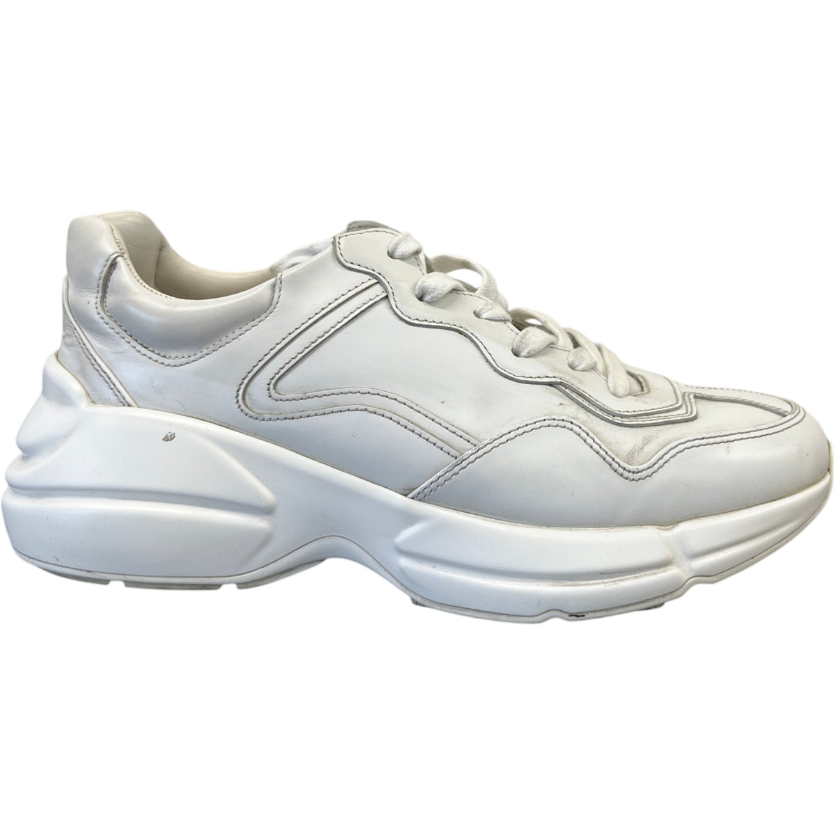Men's Rhyton Low Trainers White Size UK 6.5 / EU 40.5 - Photo 1