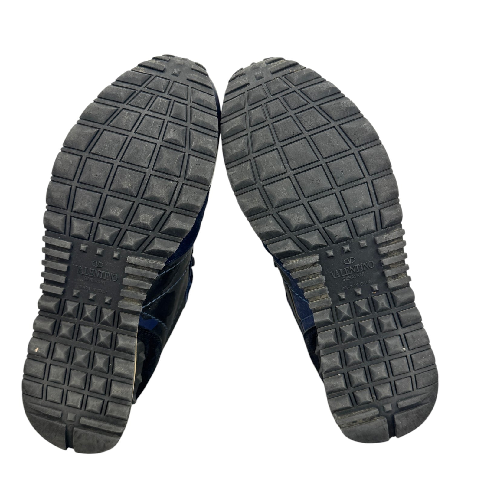 Men's Rockrunner Camouflage Low Trainers Navy Size EU 41 / UK 7 - Photo 9