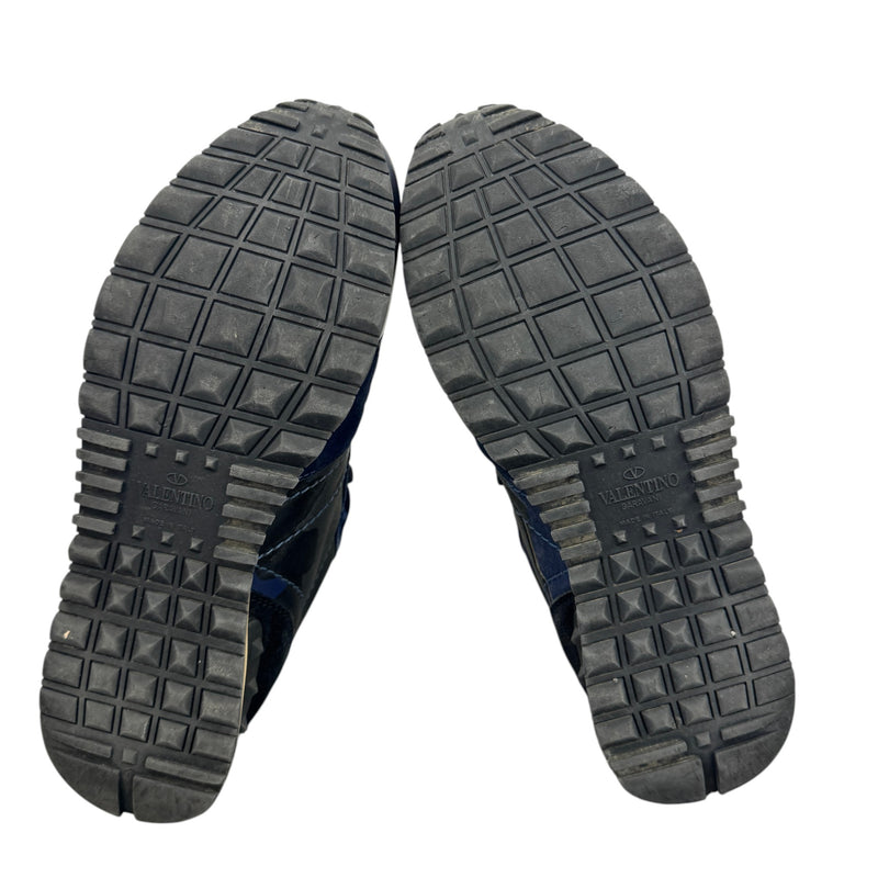 Men's Rockrunner Camouflage Low Trainers Navy Size EU 41 / UK 7