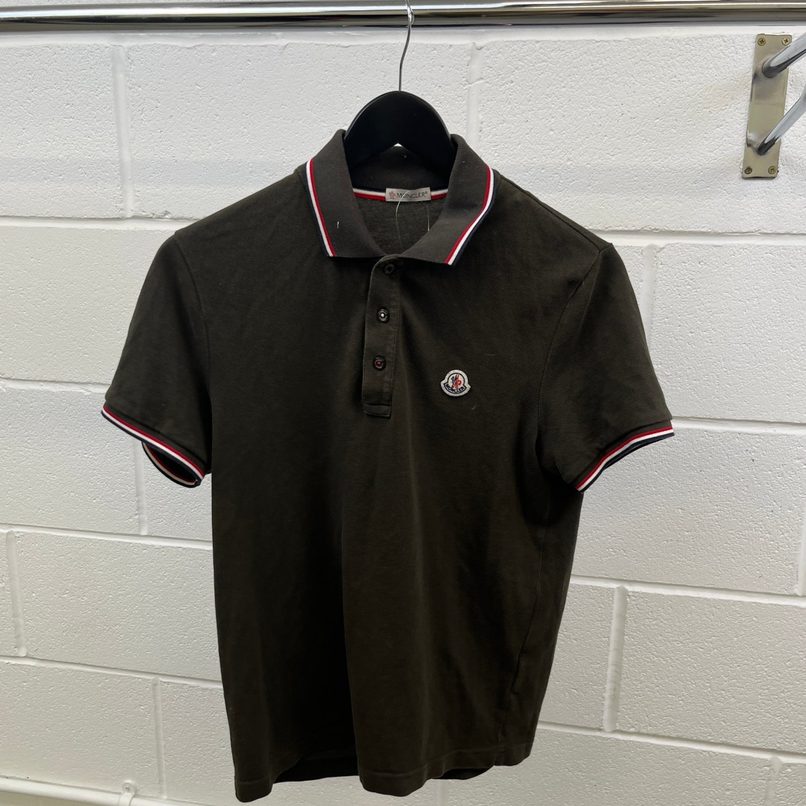 Men's Maglia Polo Shirt Khaki Size S - Photo 9