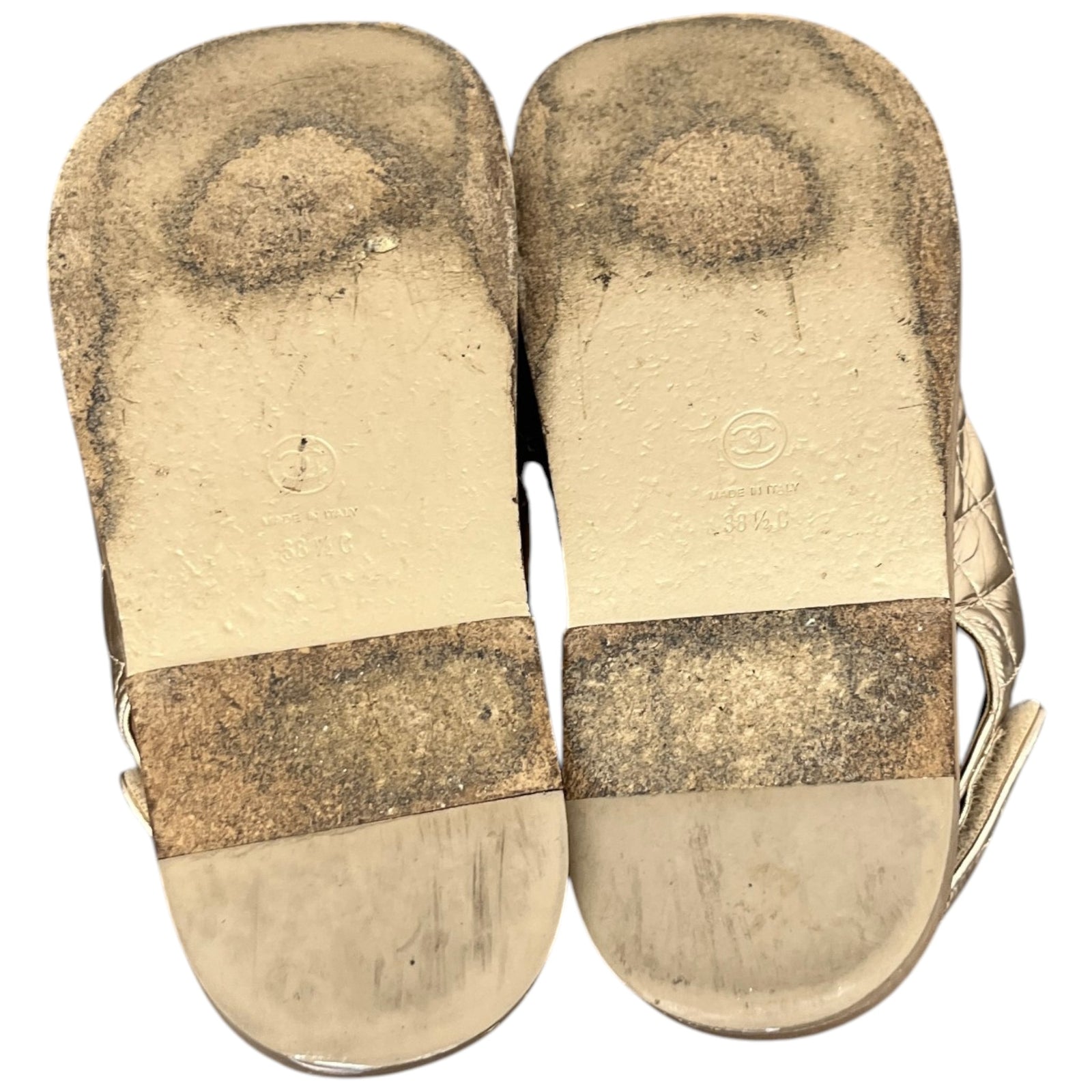 Women's CC Dad Sandals Gold Size UK 5.5 / EU 38.5 - Photo 10