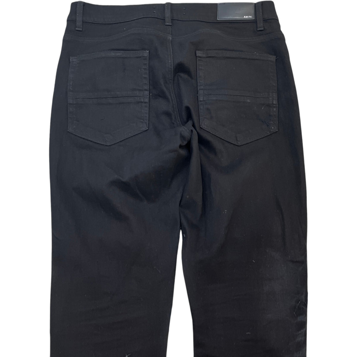 Men's Distressed Skinny Jeans Black Size XL / W36 - Photo 6