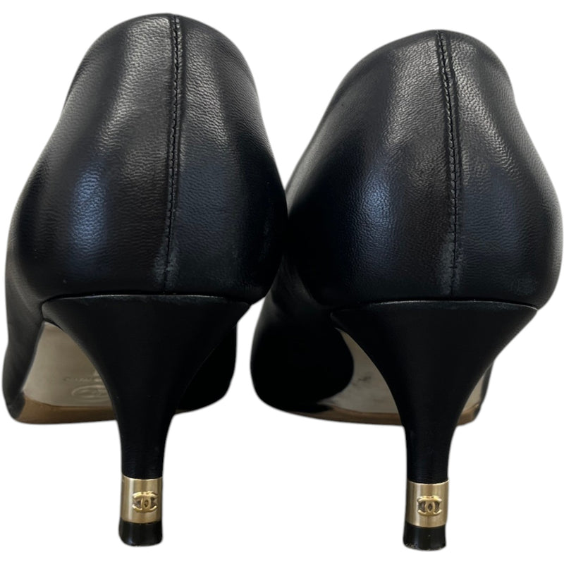 Women's Distinct Cc Logo Mules Black Size EU 38 / UK 5
