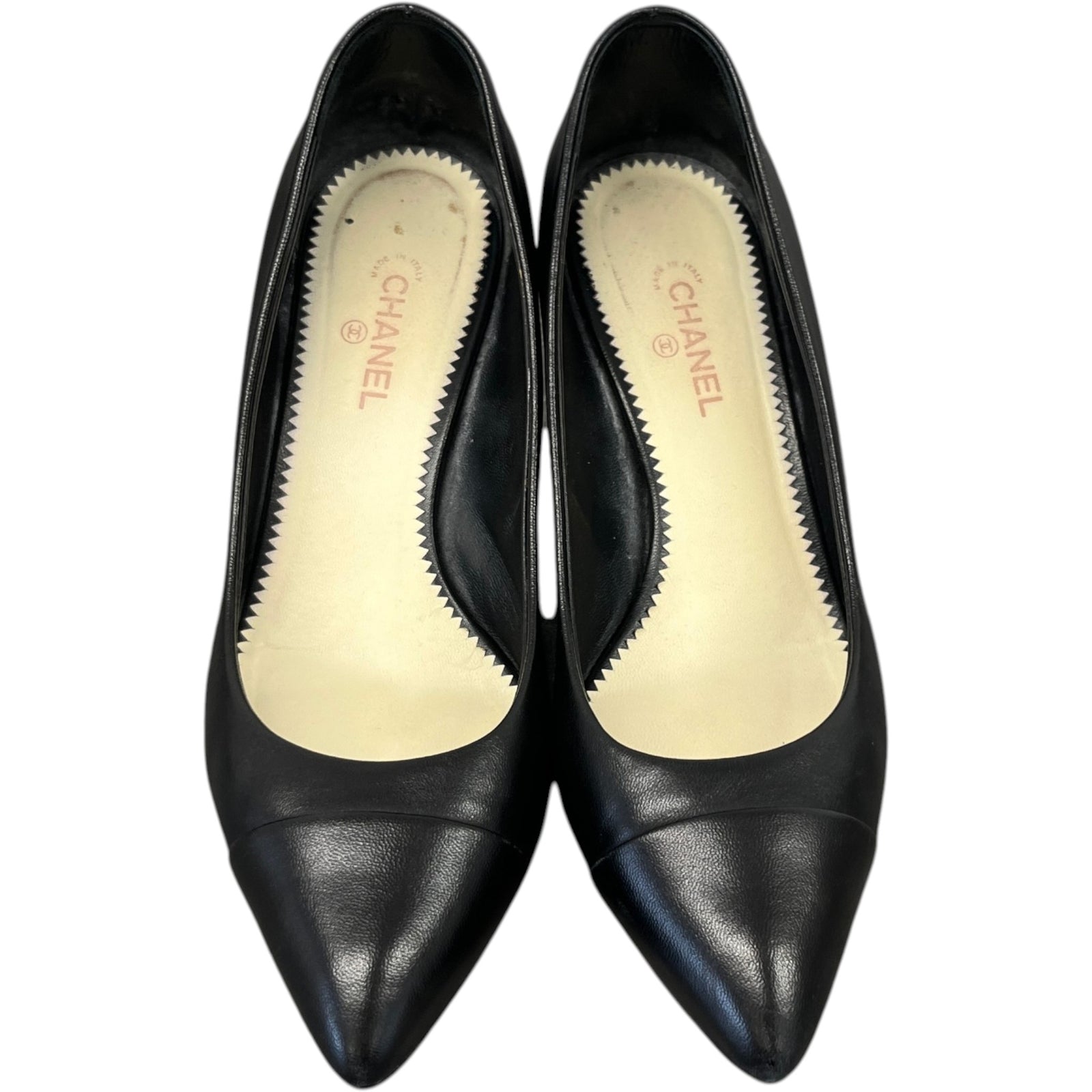 Women's Distinct Cc Logo Mules Black Size EU 38 / UK 5 - Photo 6