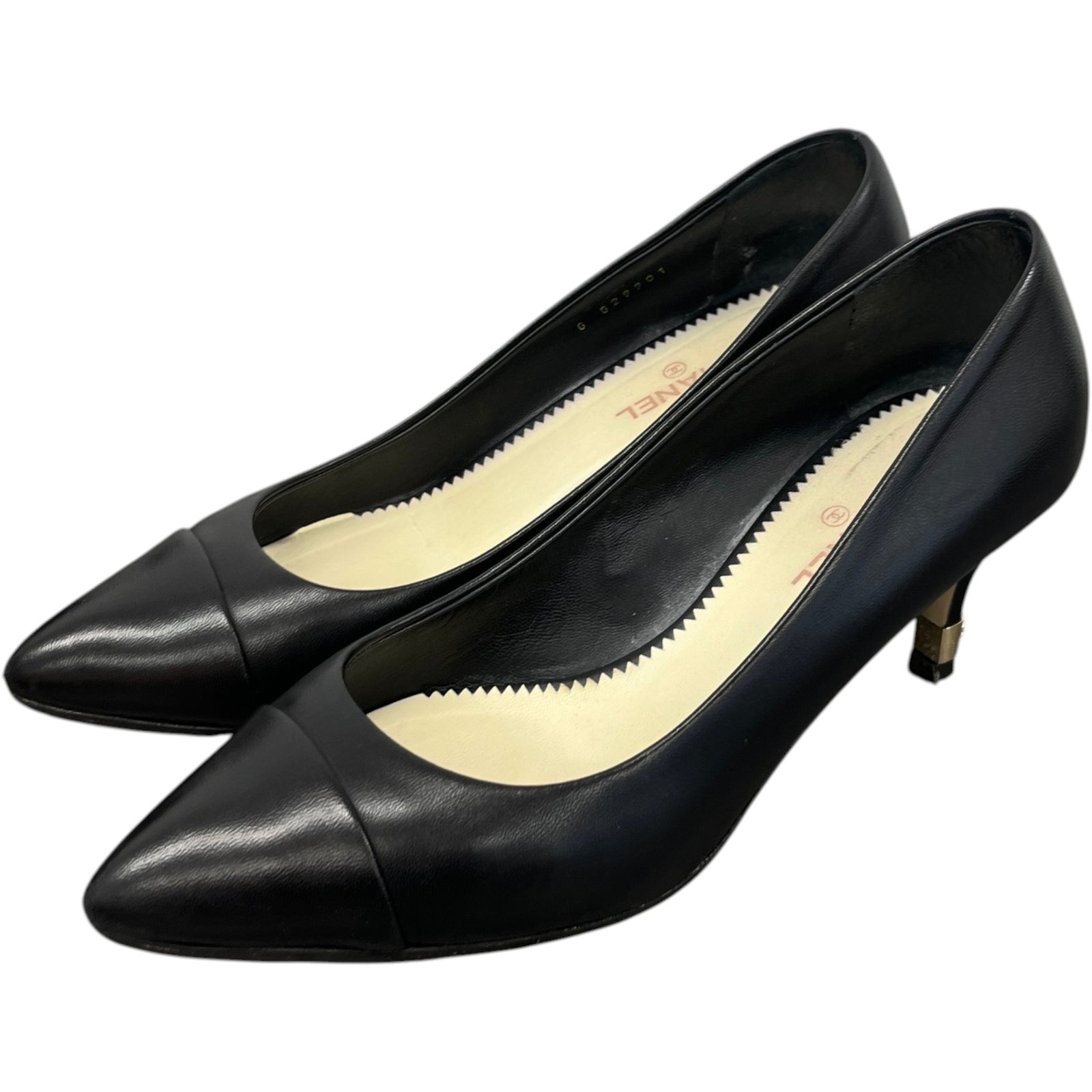 Women's Distinct Cc Logo Mules Black Size EU 38 / UK 5 - Photo 9