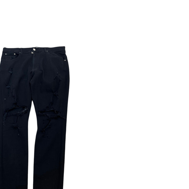 Men's MX1 Distressed Jeans Black Size XL / W36