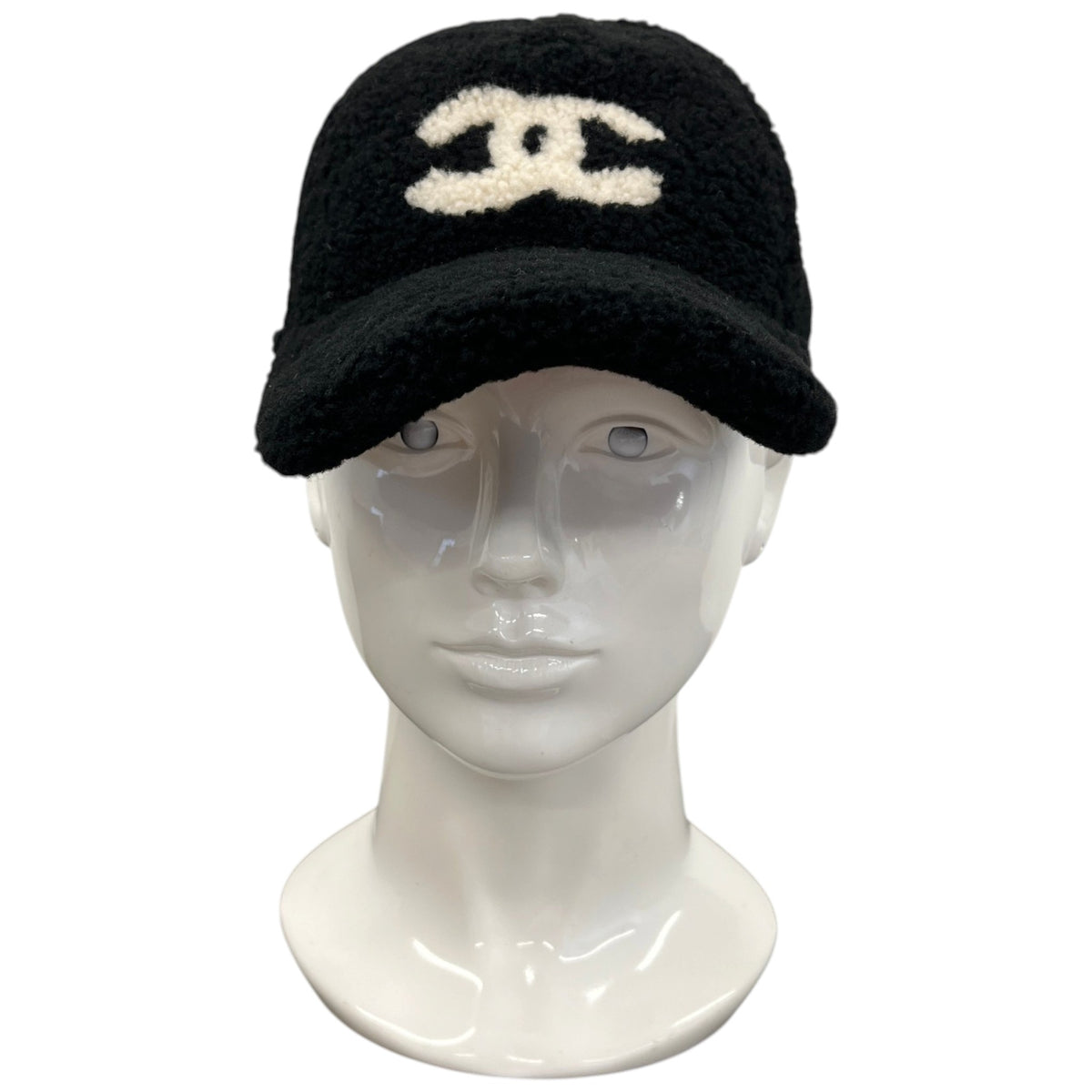 Women's CC Shearling Cap Black - Photo 2