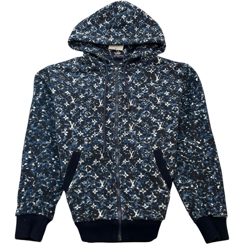 Men's Monogram Pointilism Hoodie Navy Size S