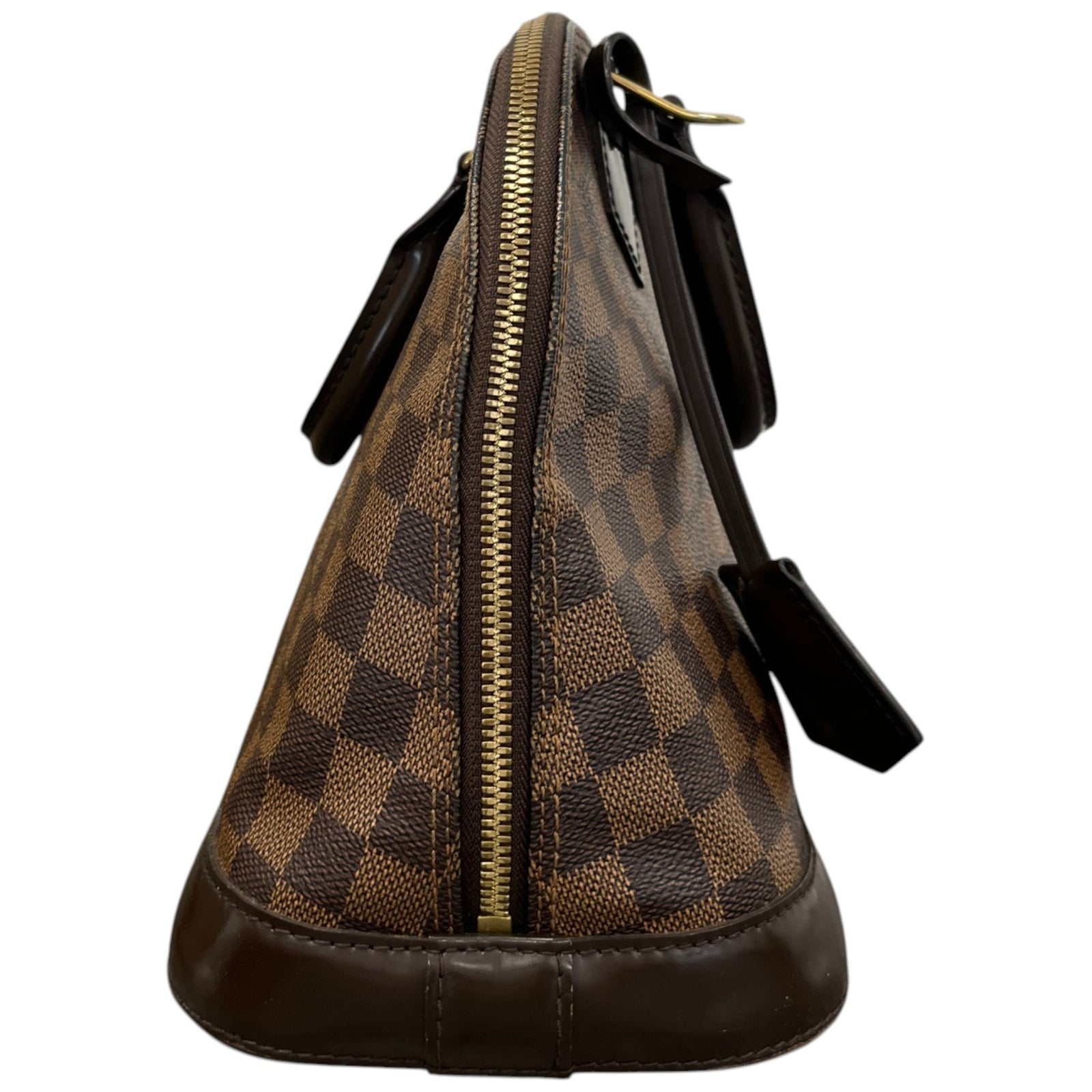 Women's Damier Ebene Alma PM Handbag Brown - Photo 7