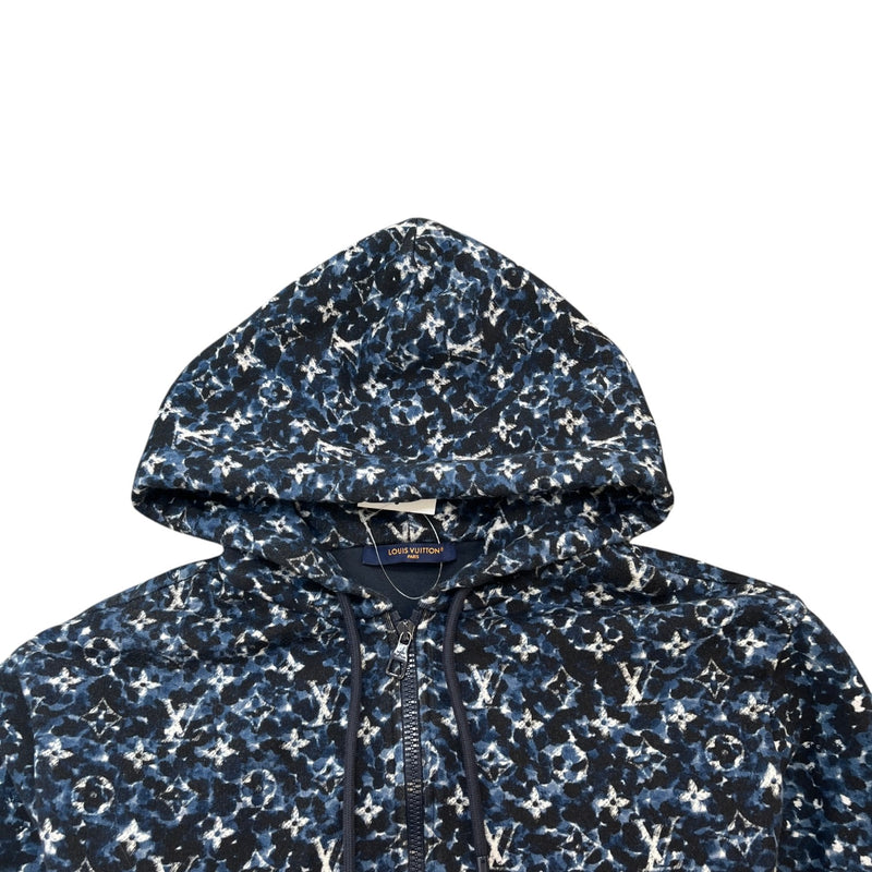 Men's Monogram Pointilism Hoodie Navy Size S