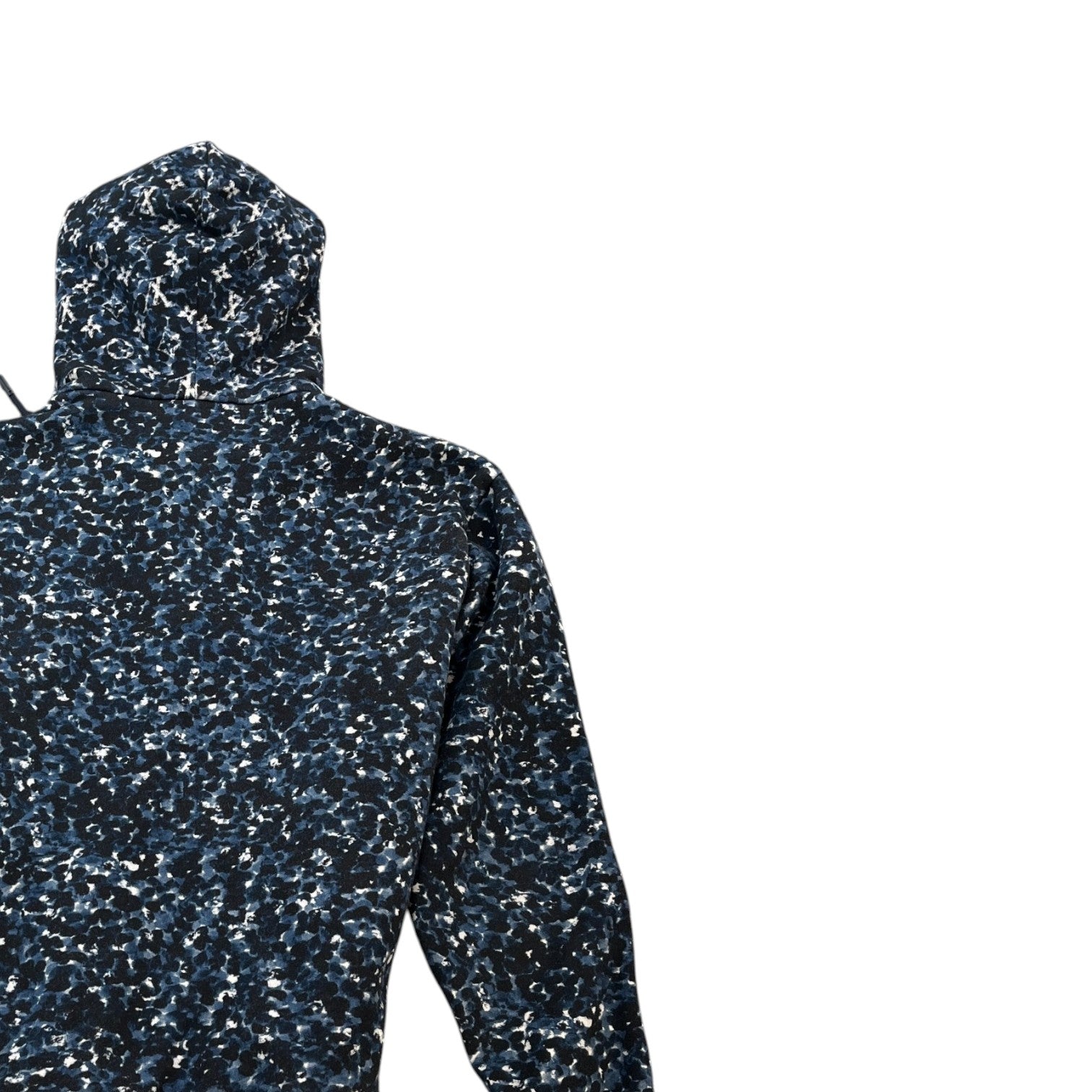 Men's Monogram Pointilism Hoodie Navy Size S - Photo 4