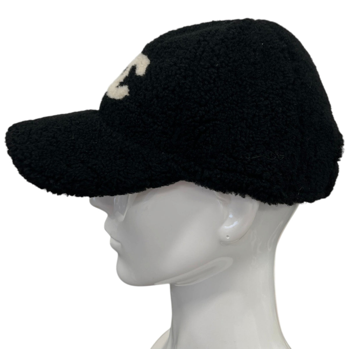 Women's CC Shearling Cap Black - Photo 6
