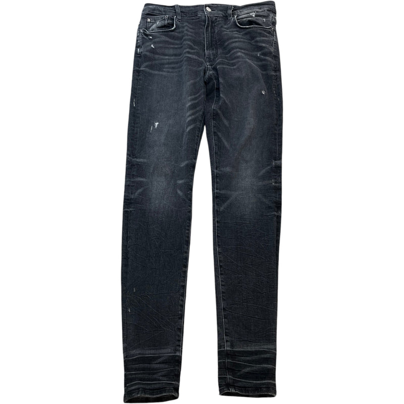 Men's Wash Skinny Jeans Charcoal Size XL / W36