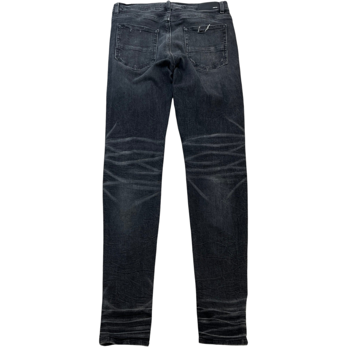 Men's Wash Skinny Jeans Charcoal Size XL / W36 - Photo 2