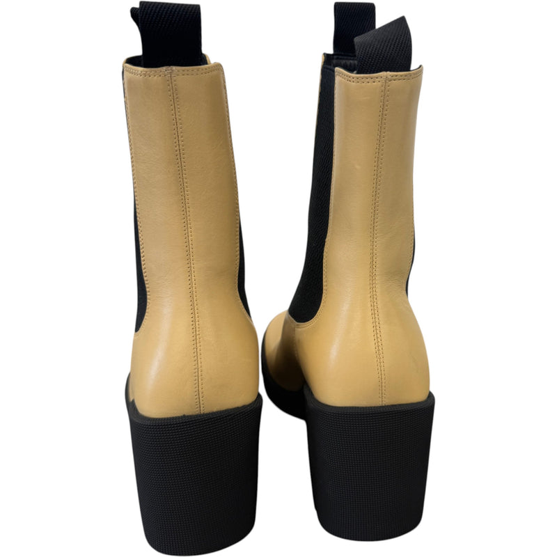 Women's Stride Chelsea Boots Beige Size UK 3 / EU 36