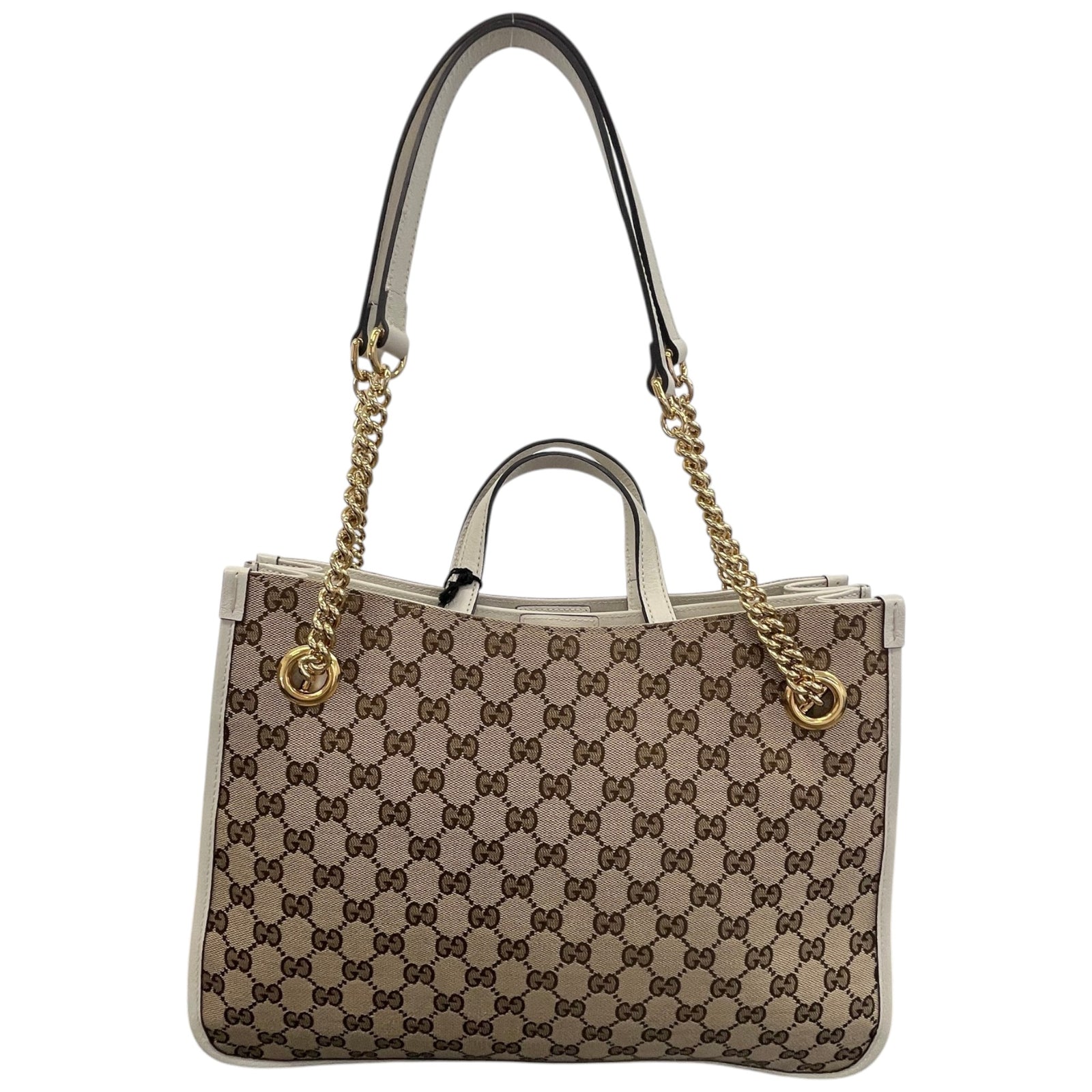 Women's Horsebit 1955 GG Canvas Handbag Beige - Photo 3