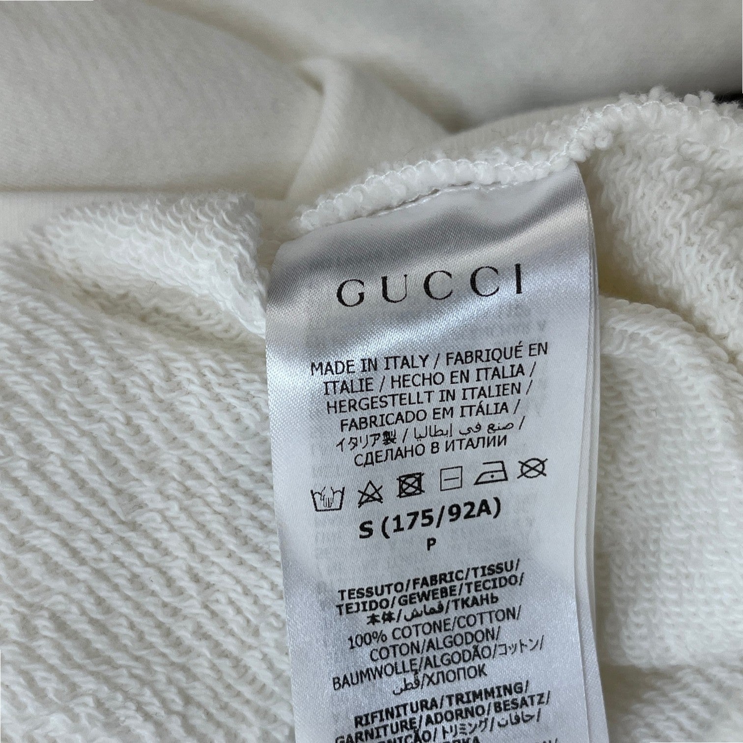Men's Interlocking G Hoodie White Size S - Photo 6
