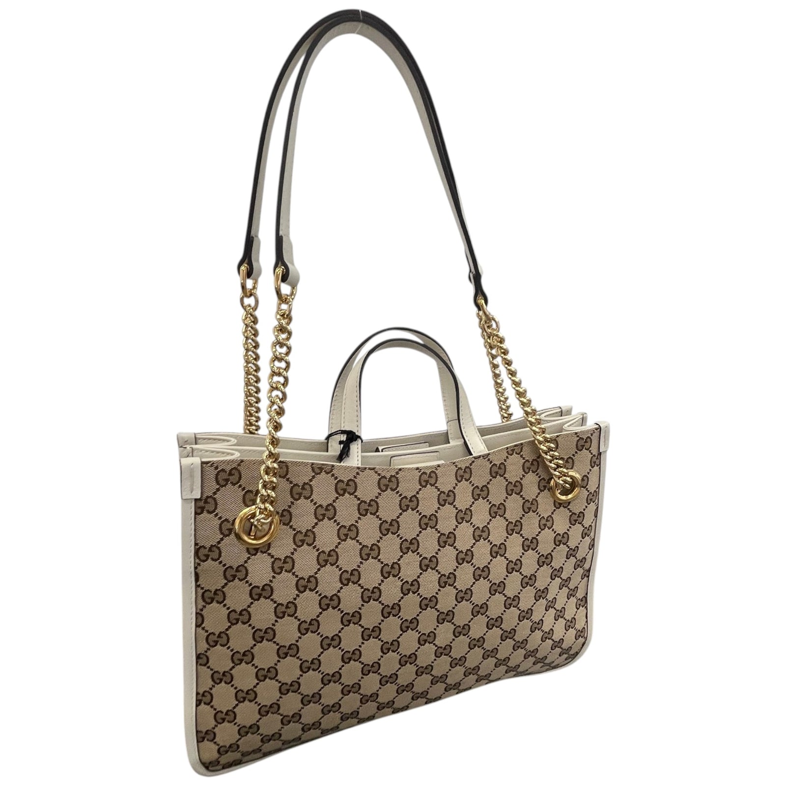 Women's Horsebit 1955 GG Canvas Handbag Beige - Photo 11