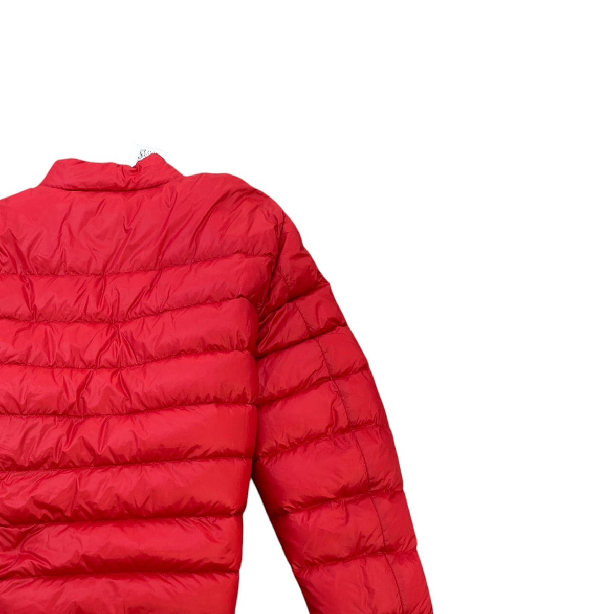 Men's Plaque Logo Down Jacket Red Size S - Photo 4