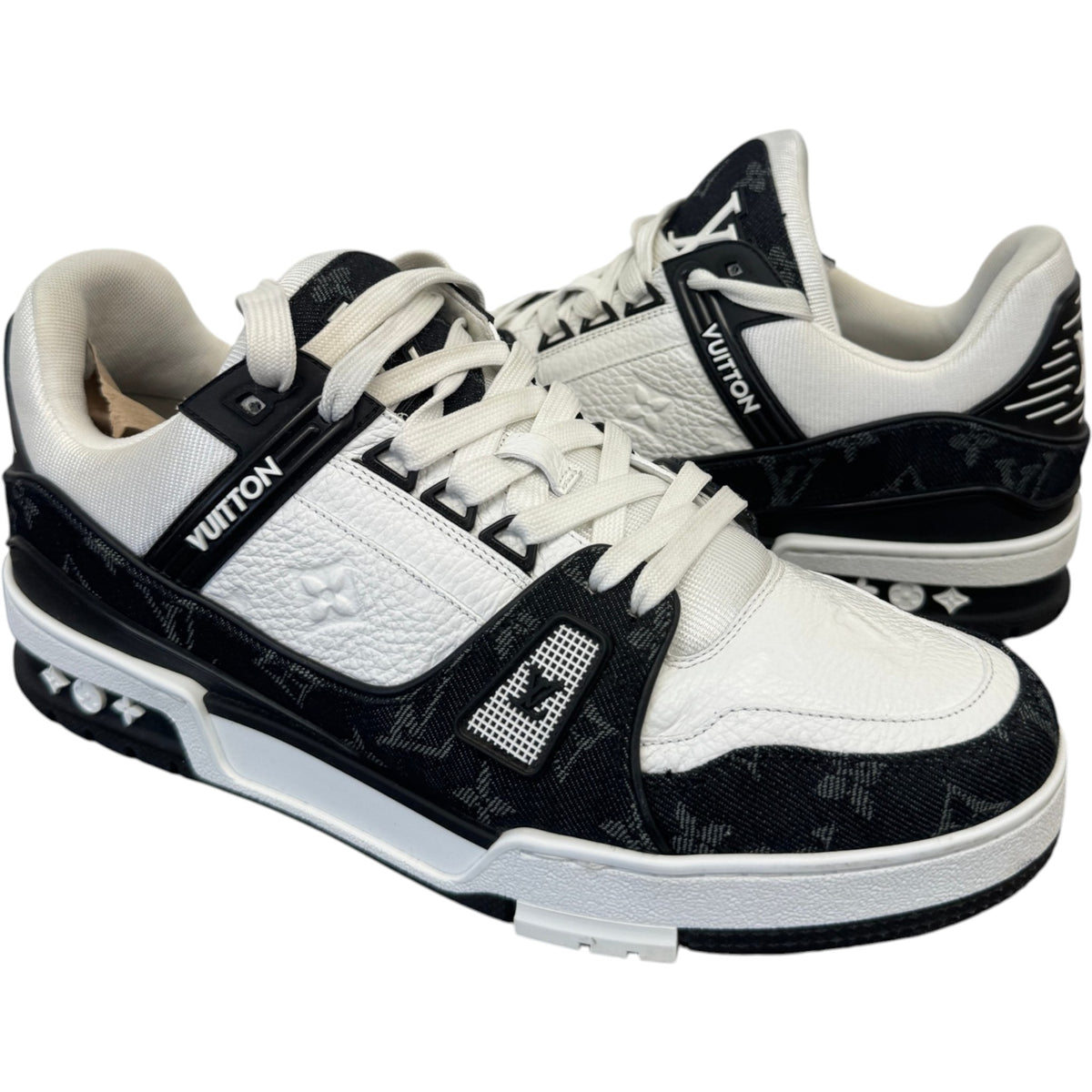Men's LV Low Trainers White Size UK 8 / EU 42 - Photo 3