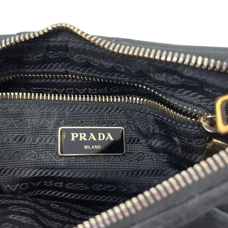 Women's System Patchwork Nappa Crossbody Bag Black