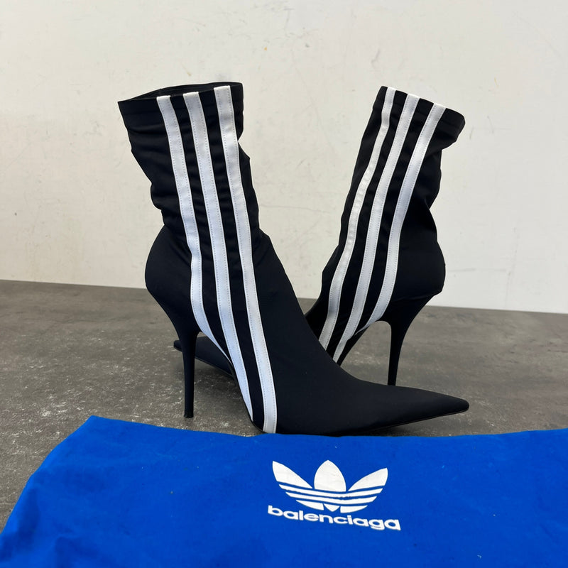 Women's X Adidas Knife Boots Black Size UK 7 / EU 40