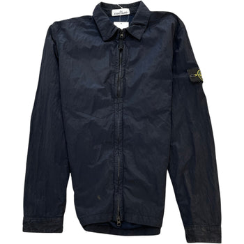 Men's Applique Logo Jacket Navy Size L